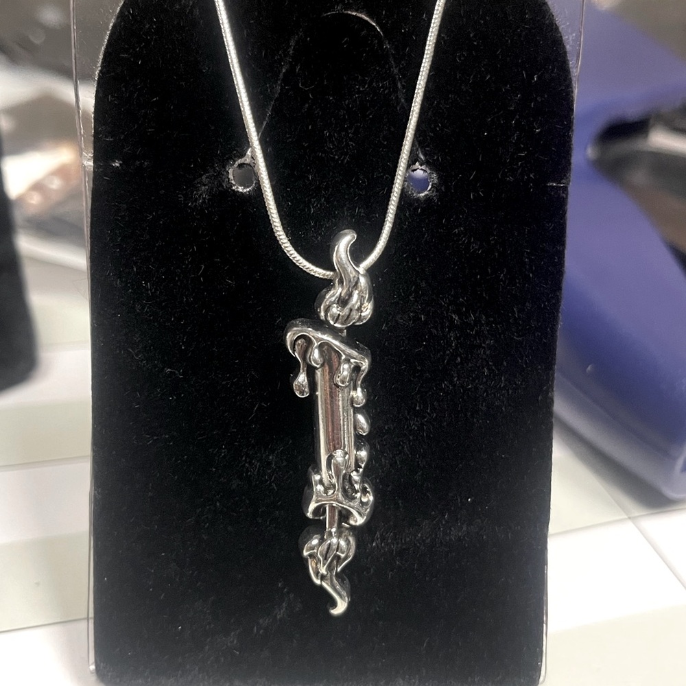 COPY - Burning the candle at both ends necklace NWOT
